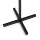 Coat Rack Stand Metal with 7 Hooks 177 cm ModernHome, Black