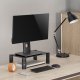 Maclean MC-934 Laptop and Monitor Stand, Black