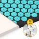 4FIZJO Acupressure Mat with Pillow and Bag, Blue-Black