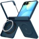 Spigen AirSkin Aramid MagFit Case for Samsung Galaxy Z Flip 8 - Navy Blue