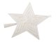 Christmas Tree Star, White Christmas Decoration