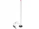 LED Floor Lamp 100cm, 3 Light Colors, Dimmable, Black