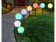 Garden Solar Ball Lights RGB 10 cm, 4 pcs