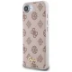 Guess Peony Script Logo MagSafe Case for iPhone 16e - Brown