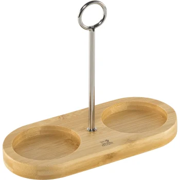 Peugeot Linea Bamboo Spice Mill Stand, 17 cm Nature