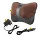 4FIZJO SHIATSU ULTRA+ Heated Neck Massage Cushion Pillow Body Massager, Brown