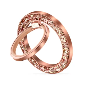 Tech-Protect MMR200 MagSafe Magnetic Phone Ring Holder with Crystals - Pink