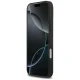 DKNY Repeat Texture Pattern with Tonal Stripe Phone Case Cover iPhone 17 Pro Max - Black