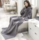 Džemperis-sega, pleds ar piedurknēm un kabatu, silts halāts | Oversized Warm Sweatshirt Blanket for Men and Women