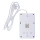 Maclean MCE392 W Power Strip, 4 Outlets, 3x USB, 2500W, 1.5m, White