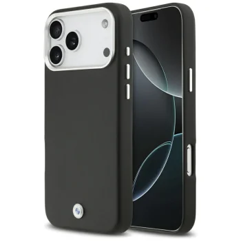 BMW Sign Full Wrapped Metal MagSafe Case for iPhone 17 Pro Max, Black