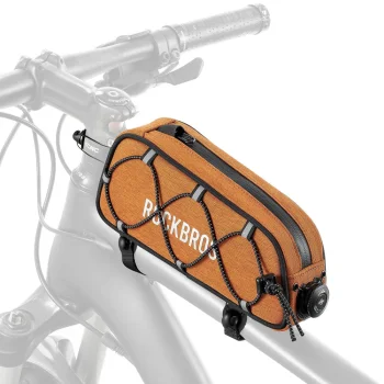 Rockbros ROAD TO SKY Top Tube Bike Bag, Waterproof, 0.7L - Orange