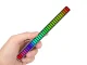 USB RGB LED Light Bar with Sound Reaction, Built-in Battery, White