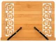 Bamboo Book and Tablet Stand, Adjustable