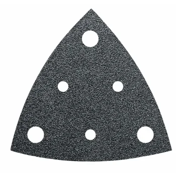 Fein Perforated Triangle Sanding Sheets K40, 80 mm, 5 Pack