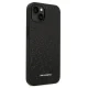 Karl Lagerfeld Glitter Plaque Logo Case for iPhone 14 Plus, Black