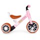 ECOTOYS 2-in-1 bērnu trīsritenis un balansa ritenis, rozā