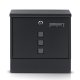 Humberg Hm-861 Mailbox with Newspaper Holder, 34x30.5x10 cm, Anthracite