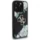 Guess iPhone 16 Pro Max Case Grained Roses Big 4G Logo, Black