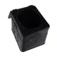 Portable Folding Camping Toilet 20L Travel Potty with Bags, Black