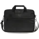 BMW Carbon Pockets & Metal Logo 16\" Laptop Bag - Black