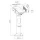 Maclean MC-847 Universal Payment Terminal Holder
