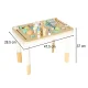 LULILO LUDO Wooden Educational Activity Table 2-in-1, Mint