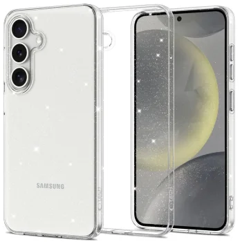 Tech-Protect FlexAir Case for Samsung Galaxy S25 Clear Glitter