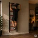 Gymnastics Wall Bars MOVEPRO 215 cm with Pull-Up Bar, Black