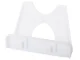 Kitchen Holder for Pot Lids and Cutting Boards, White
