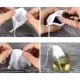Ruhhy Tea and Herb Filter Bags, 100 pcs, White