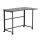 Maclean MC-1250 L/B Folding L-Shape Desk, 100x65cm, Black