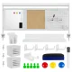 Ergo Office ER-300 W Desk Organizer / Partition, White
