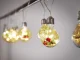 Ikonka LED String Lights with Decorative Bulbs, 3m, 50 LED, Warm White
