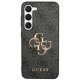 Guess Samsung Galaxy A55 Case 4G Big Metal Logo, Black