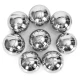 Bocce Ball Set with 8 Steel Boules Petanque Balls and Carrying Case