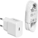Samsung EP-T2510XWEGEU 25W SFC GaN Wall Charger with USB-C Cable - White