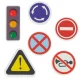 Bath Toy - Foam Puzzle for Kids Cars and Street, 23 pcs
