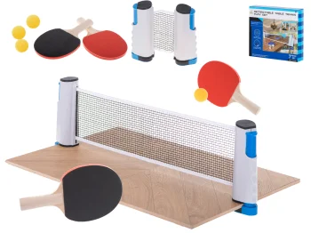 Table Tennis Ping Pong Set with Rackets, Net and Balls