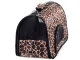 Large Pet Carrier Bag for Small Dogs and Cats, Brown