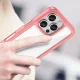 Outer Space Case for iPhone 16 Pro Max with Gel Frame, Red