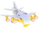 Toy Transporter Airplane with 6 Construction Vehicles
