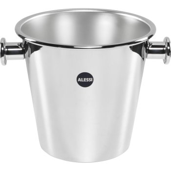 Alessi 5052 nerūsējošā tērauda vīna dzesētājs, sudraba