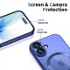 Tech-Protect MagFlex MagSafe Phone Case Cover iPhone 17 - Clear Navy Blue