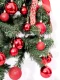 Christmas Tree Baubles 100 pcs + Star, Red