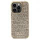 Guess iPhone 14 Pro Case Disco Metal Script, Gold