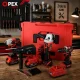 OPEX TOOLS OPX28007 4-in-1 Cordless Power Tool Kit (21V, 2x 3.0Ah)