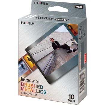 Fujifilm Instax Wide Instant Film Brushed Metal (86 x 108 mm)