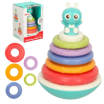 Bibi-inn Sensory Roly-Poly Stacking Toy, blue