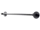 Wall-Mounted Hanger for Slippers and Towels, Matte Black